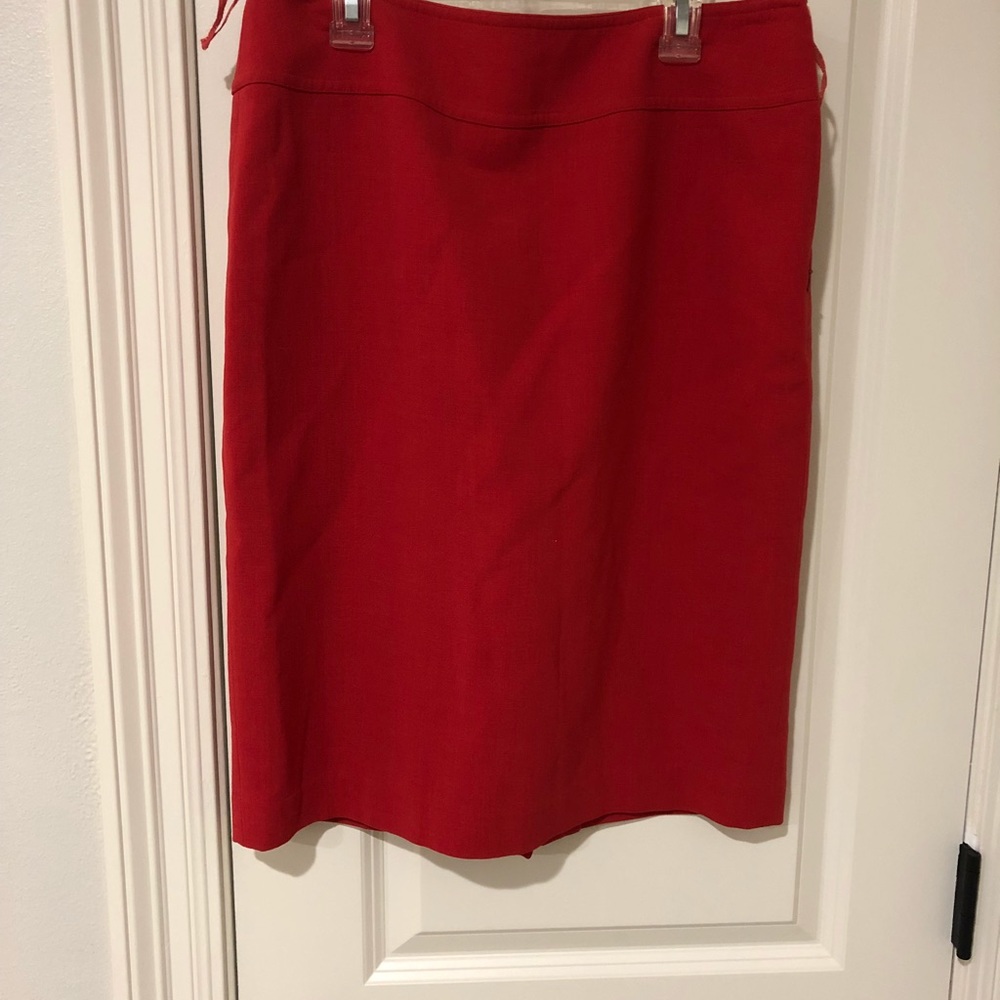 Red Pencil skirt